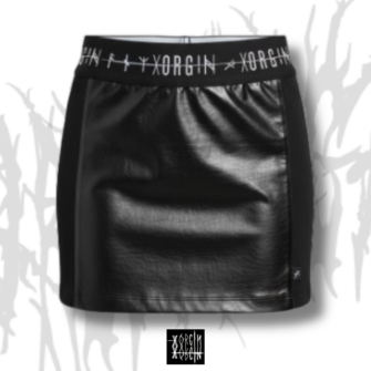Jupe LILITH - Noire effet Latex | StreetWear - Raw
