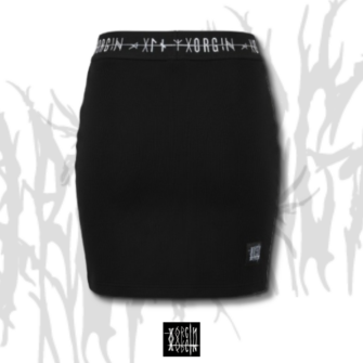 Jupe LILITH – Noire effet Latex | StreetWear – Raw