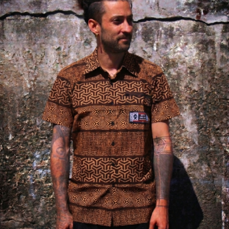 Chemise STRAIGHT Pattern All Over Sable | Street Couture Alt – XORGIN WEAR