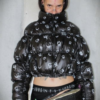 Doudoune Crop Upcycling “Sailor Moon Edition” – Patch XORGIN