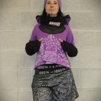 Sweat Purple Upcycling – Bleach Handmade