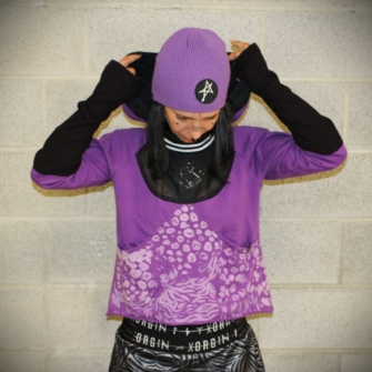 Sweat Purple Upcycling – Bleach Handmade