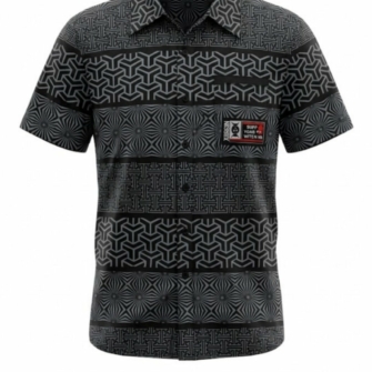 Chemise STRAIGHT Pattern All Over gris | Street Couture Alt – XORGIN WEAR