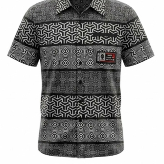 Chemise STRAIGHT Pattern All Over Blanc | Street Couture Alt – XORGIN WEAR