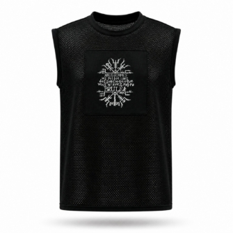 Long Top Mesh Mix — Patch Slogan & Typo Trash | Ravewear