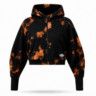Crop Sweat Zippé Bleach — Patch Witch Gang | Alt