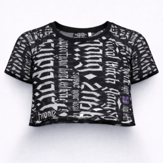 Crop Top Oversize Freaky 3.0 Mesh CALLY  | Alt Fashioon
